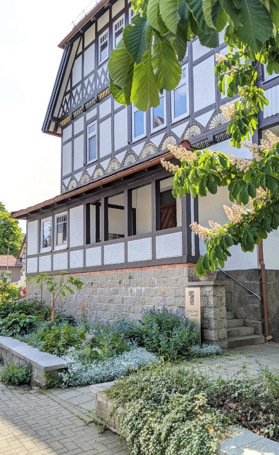 Goethes Liebste Betten - Stilvolle Ferienwohnungen Im Historischen Fachwerkhaus In 韦尼格罗德 外观 照片